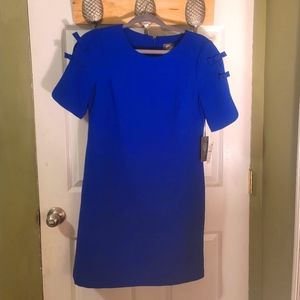 NWT Vince Camuto Royal Blue Shift Dress Size 6